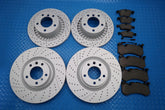 Mercedes G63 G65 Amg front & rear brake pads and rotors TopEuro #12327